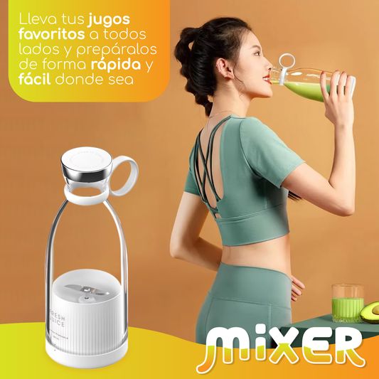 OFERTA CIBER DAY🎁| Botella con mini licuadora portátil - MIXER™