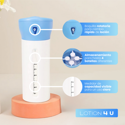 Lotion4You™ | Dispensador de lociones 4 en 1