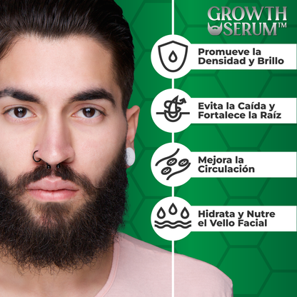 SERUM NATURAL PARA EL CRECIMIENTO DE LA BARBA - GROWT SERUM™