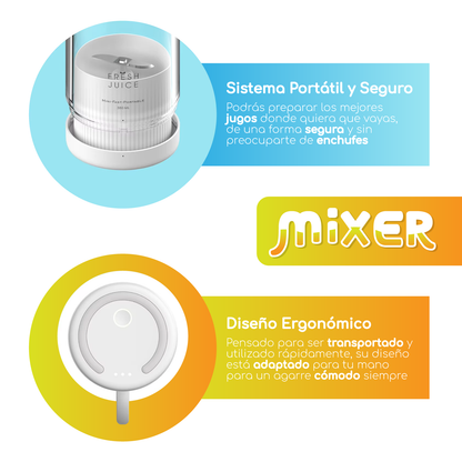 OFERTA CIBER DAY🎁| Botella con mini licuadora portátil - MIXER™