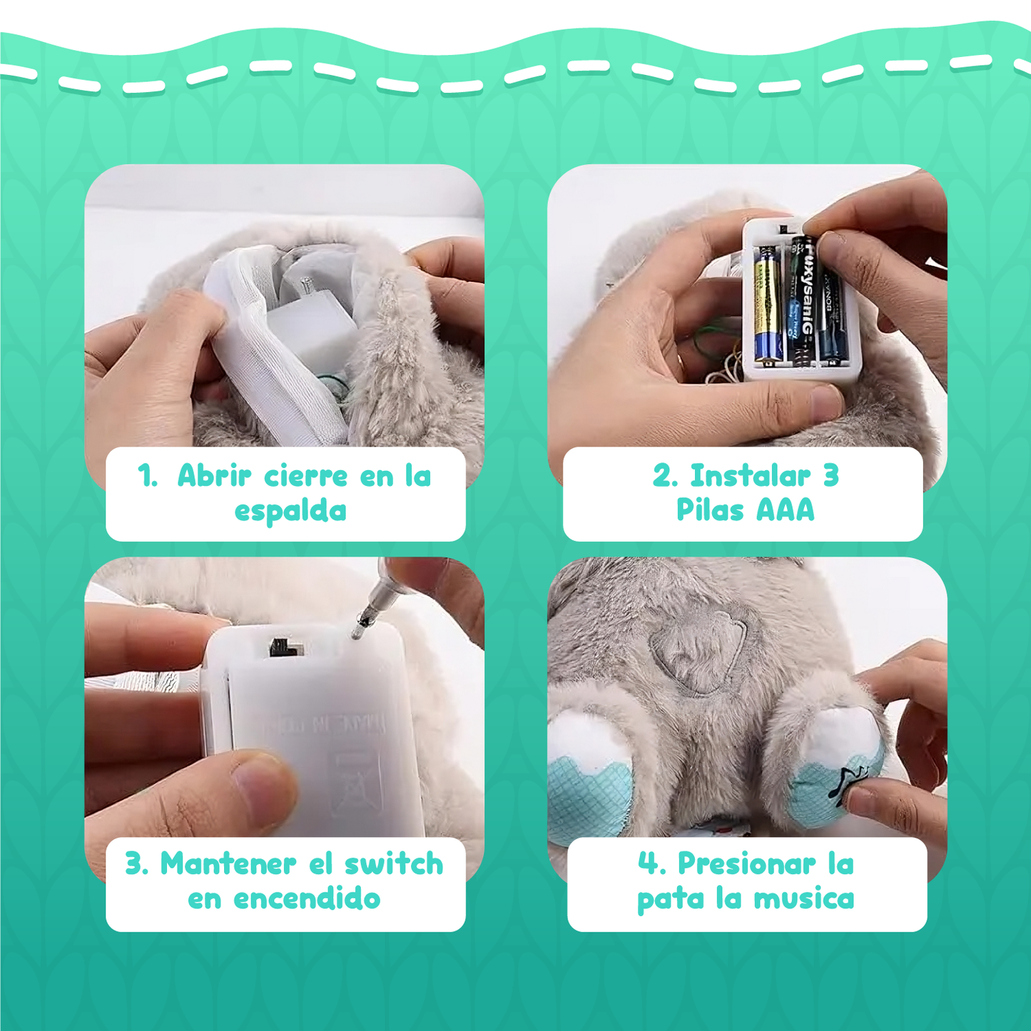 BEBOTY™ | Peluche anti estrés para bebés