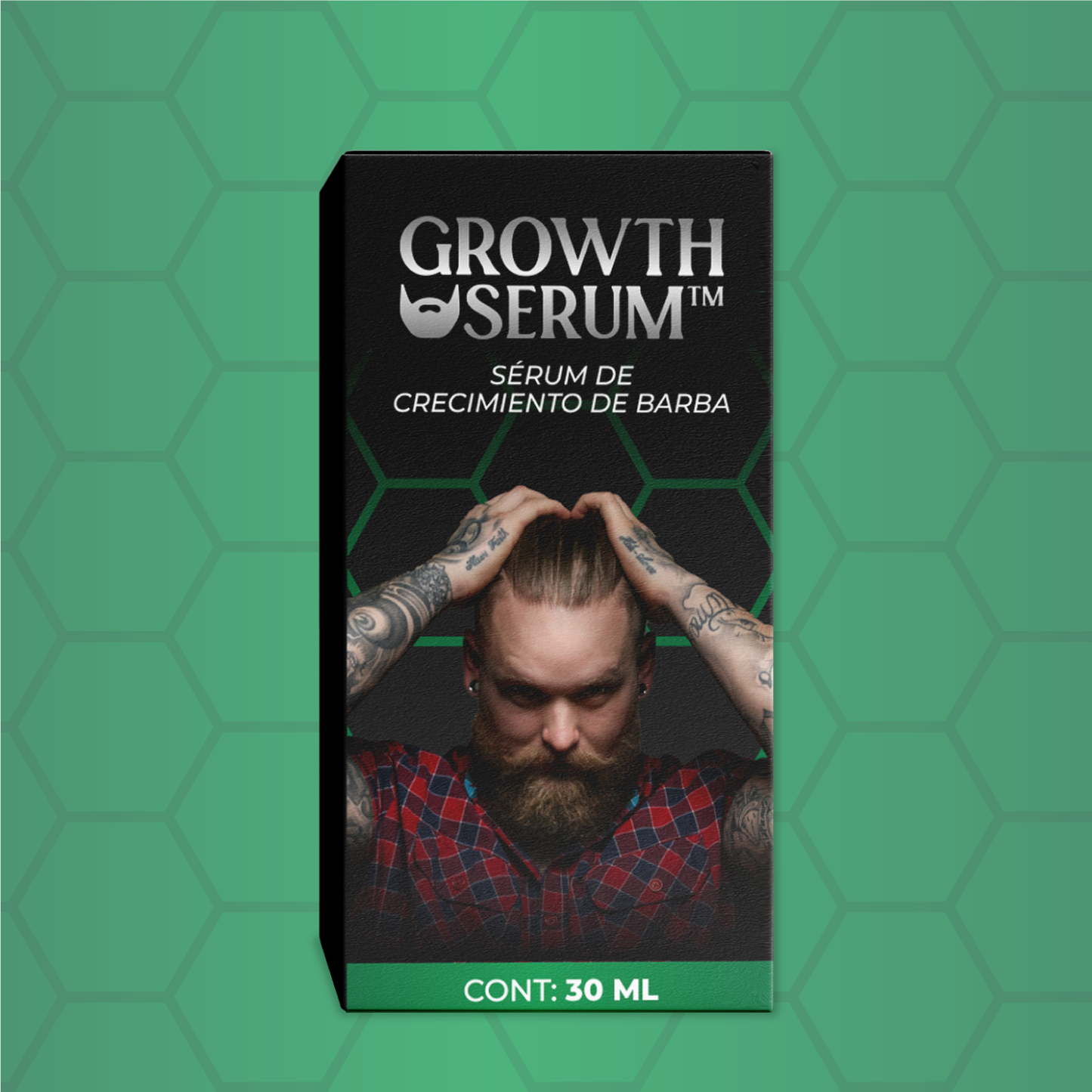 SERUM NATURAL PARA EL CRECIMIENTO DE LA BARBA - GROWT SERUM™