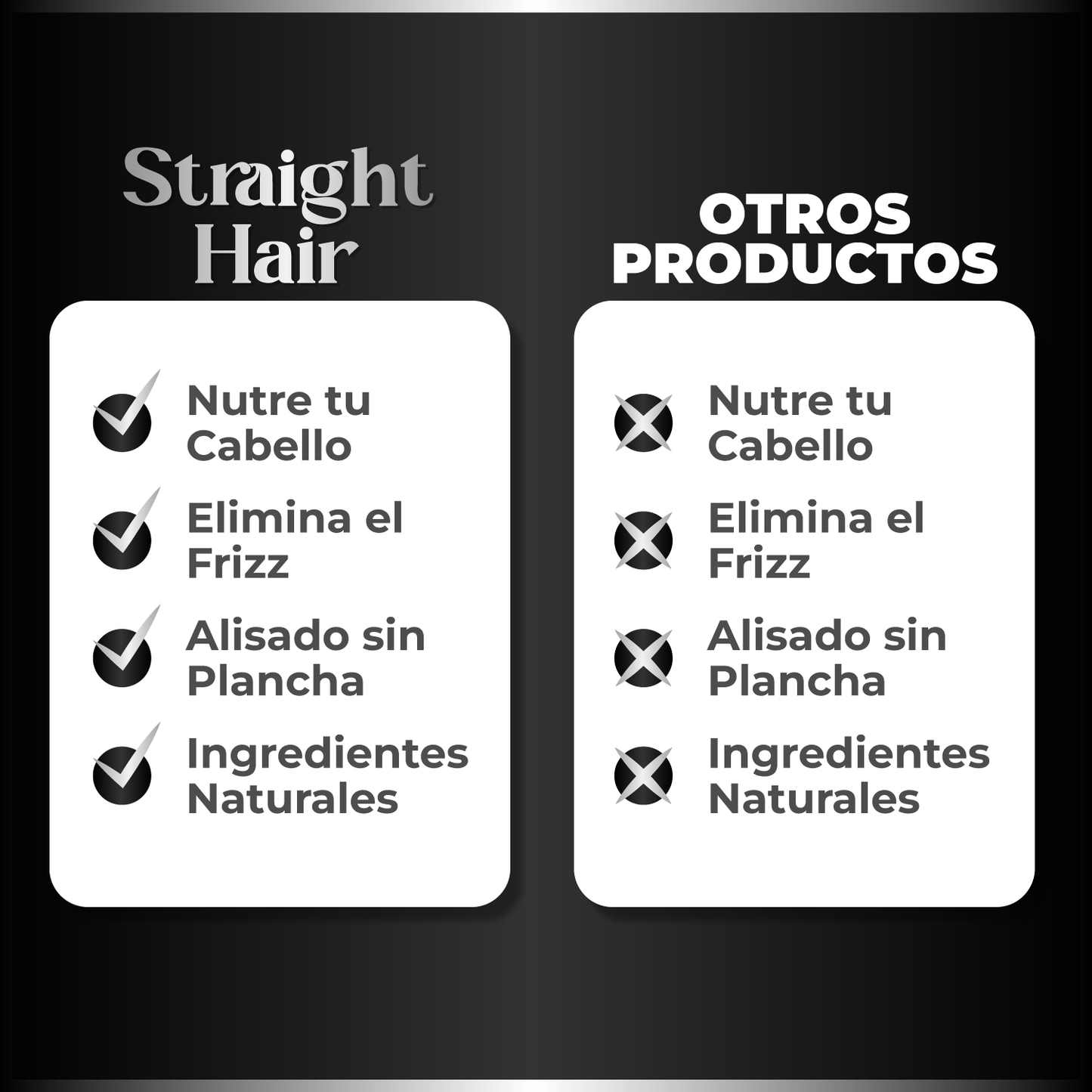 Straight Hair™ | Crema de argán alisadora rápida de cabello anti-frizz