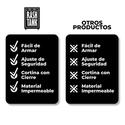 Rash tank™ | Ropero practico armable grande