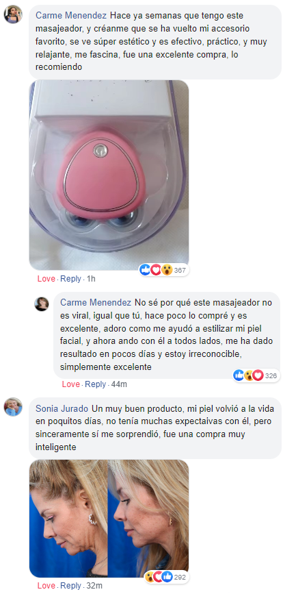 Bell Care™ | Masajeador Facial Electrónico anti arrugas