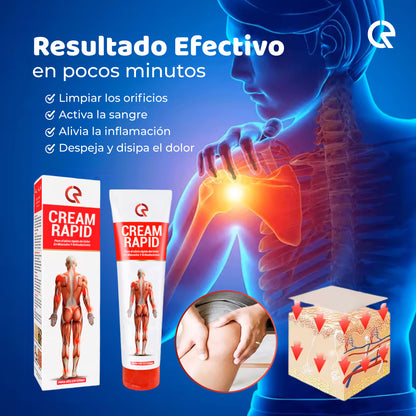 Cream Rapid™ | Crema para dolor muscular y de articulaciones