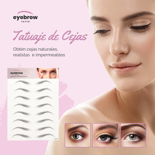 OFERTA SOLO HOY🎁 | Tatuajes de cejas temporales en parches - Eyebrow Tatto™