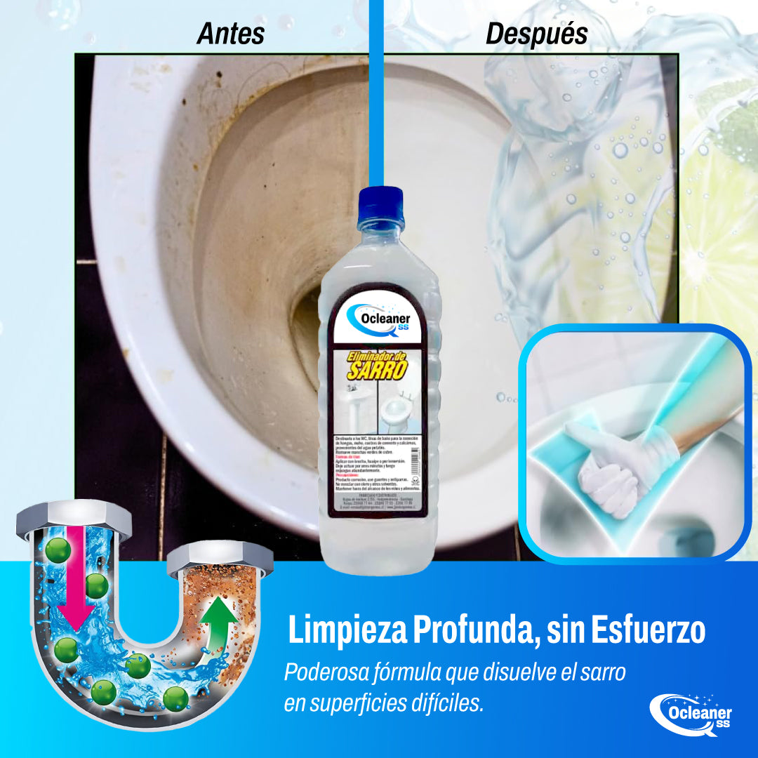 Limpiador de sarro para baños y cocina - Ocleaner SS™