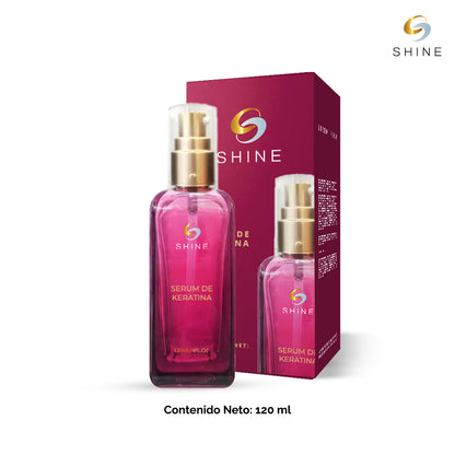 Serum de keratina para cabellos dañados - Shine™