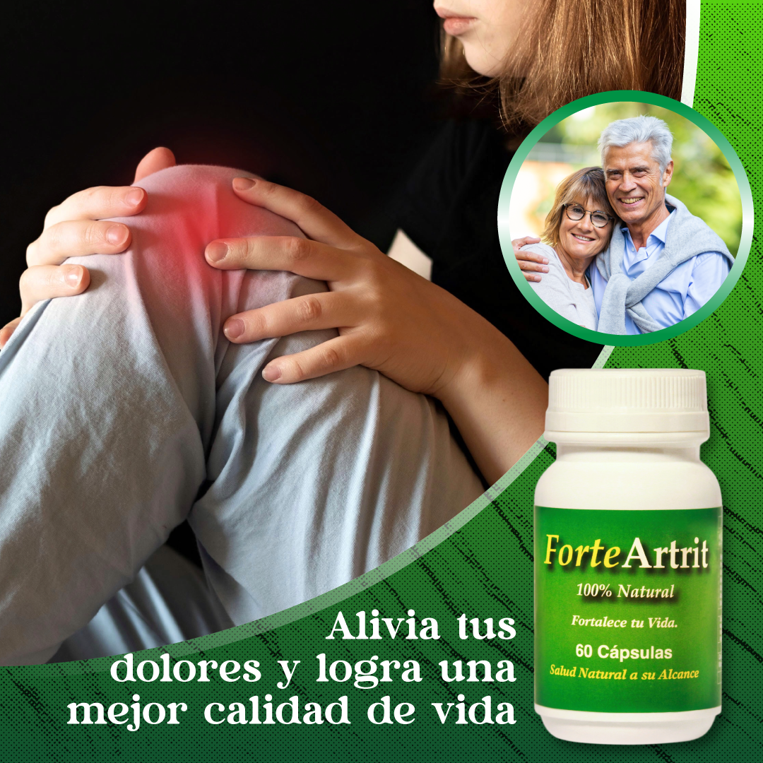 Capsulas Naturales Para Combatir El Dolor De Huesos Y Articulaciones - Forte Artrit™