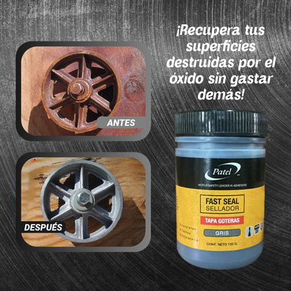 Pintura Gris Para Tapar Grietas Y Oxido - Fashgrey™