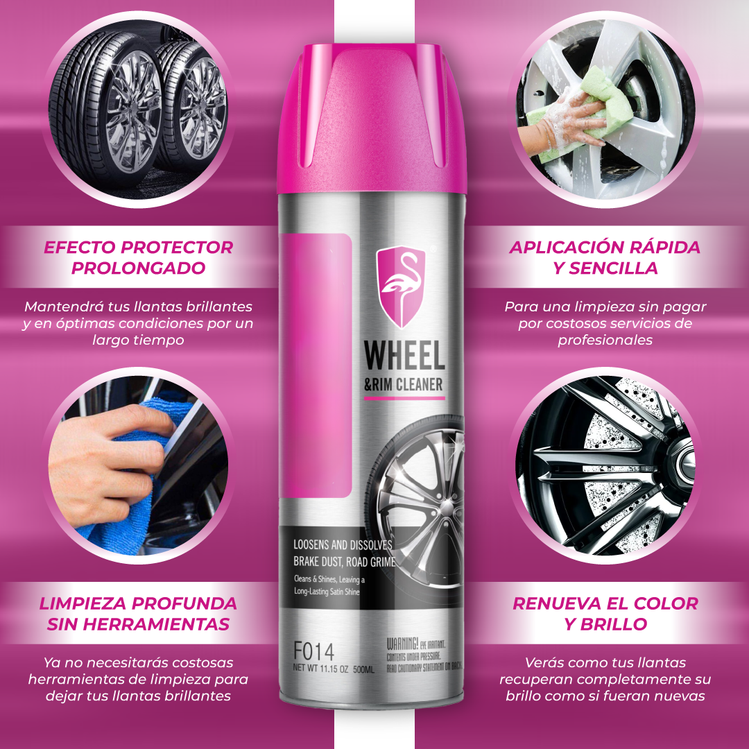 Spray Mágico Limpiador De Llantas De Autos - Clean Car™