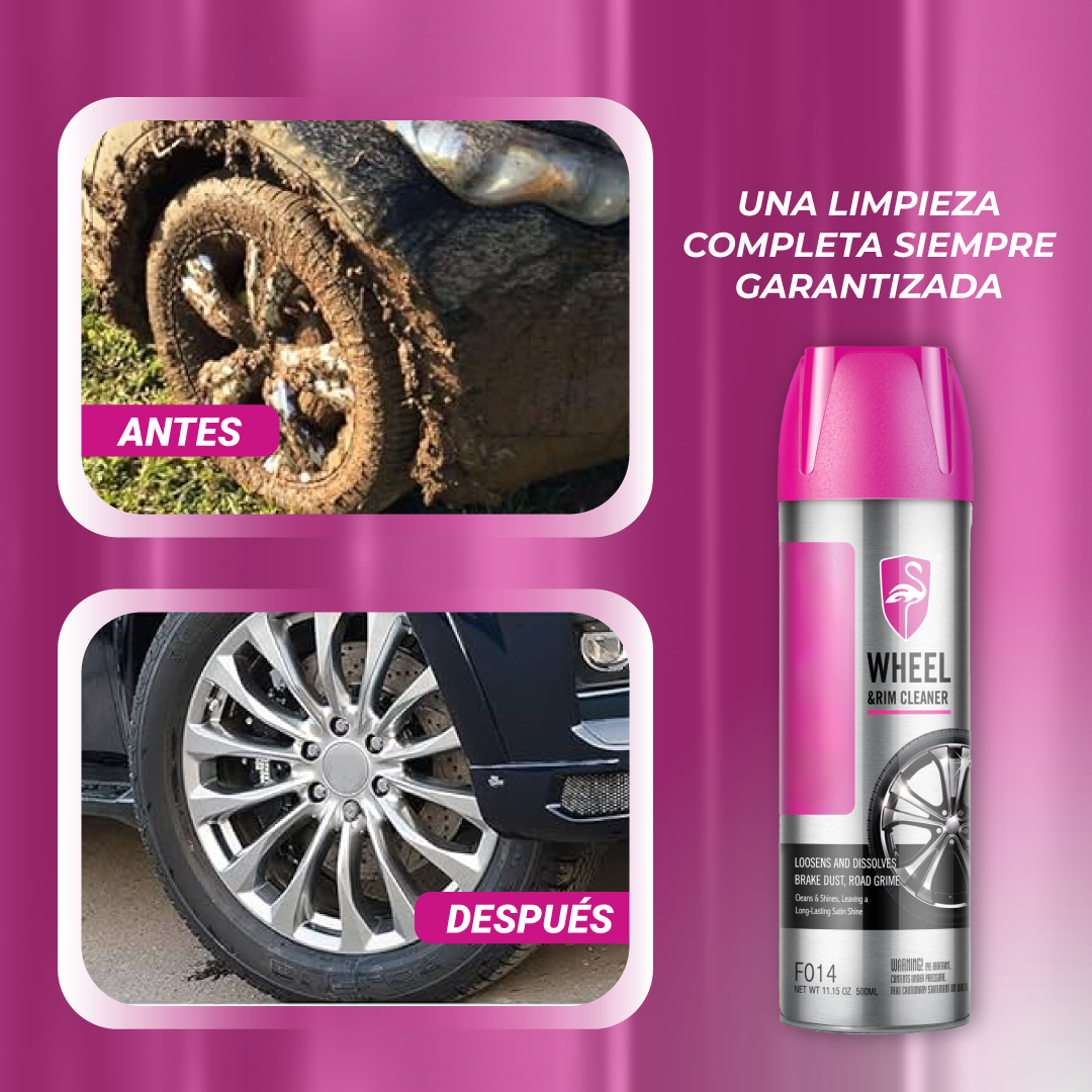 Spray Mágico Limpiador De Llantas De Autos - Clean Car™