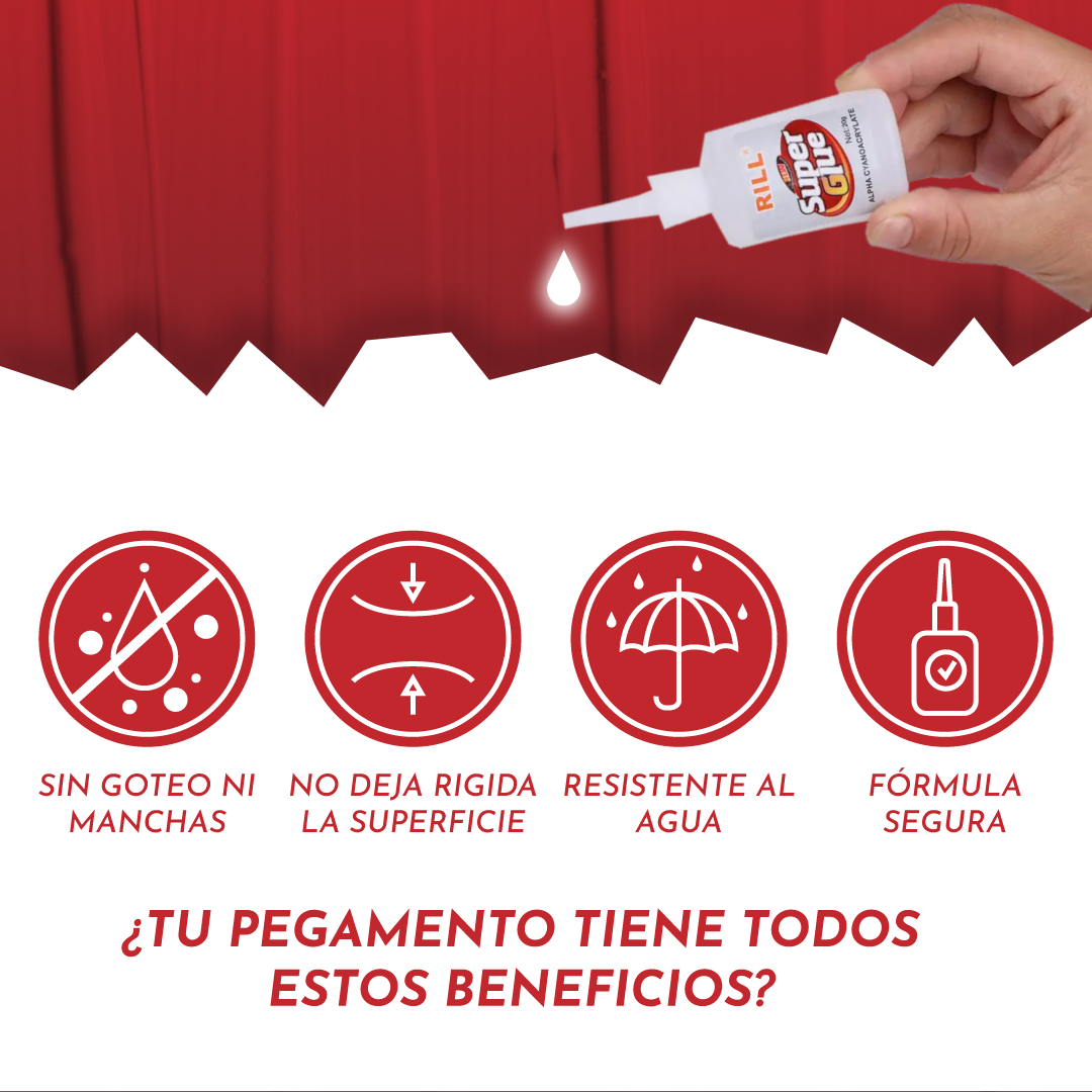 Pegamento De Fuerte Adherencia - GLUERILL™