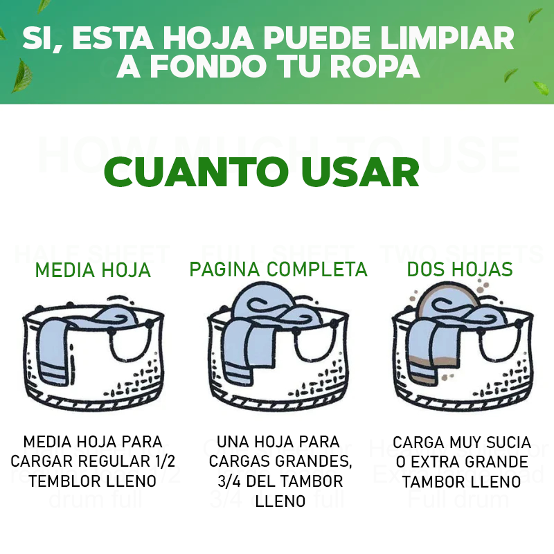 Láminas de detergente ultra limpieza - Ultra Clean™