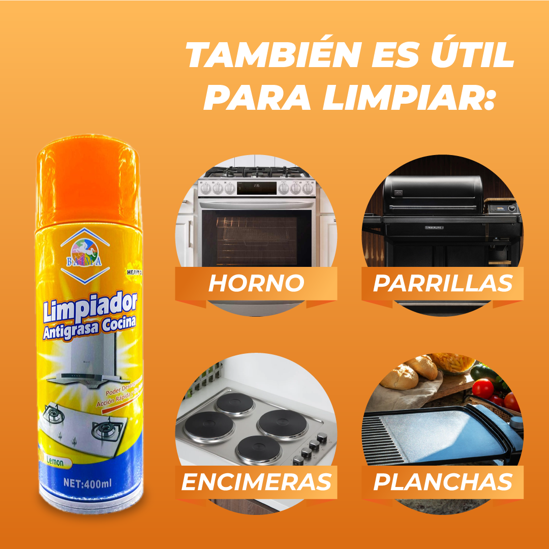 Espuma Super Limpiadora Multiuso - OvenCleaner™