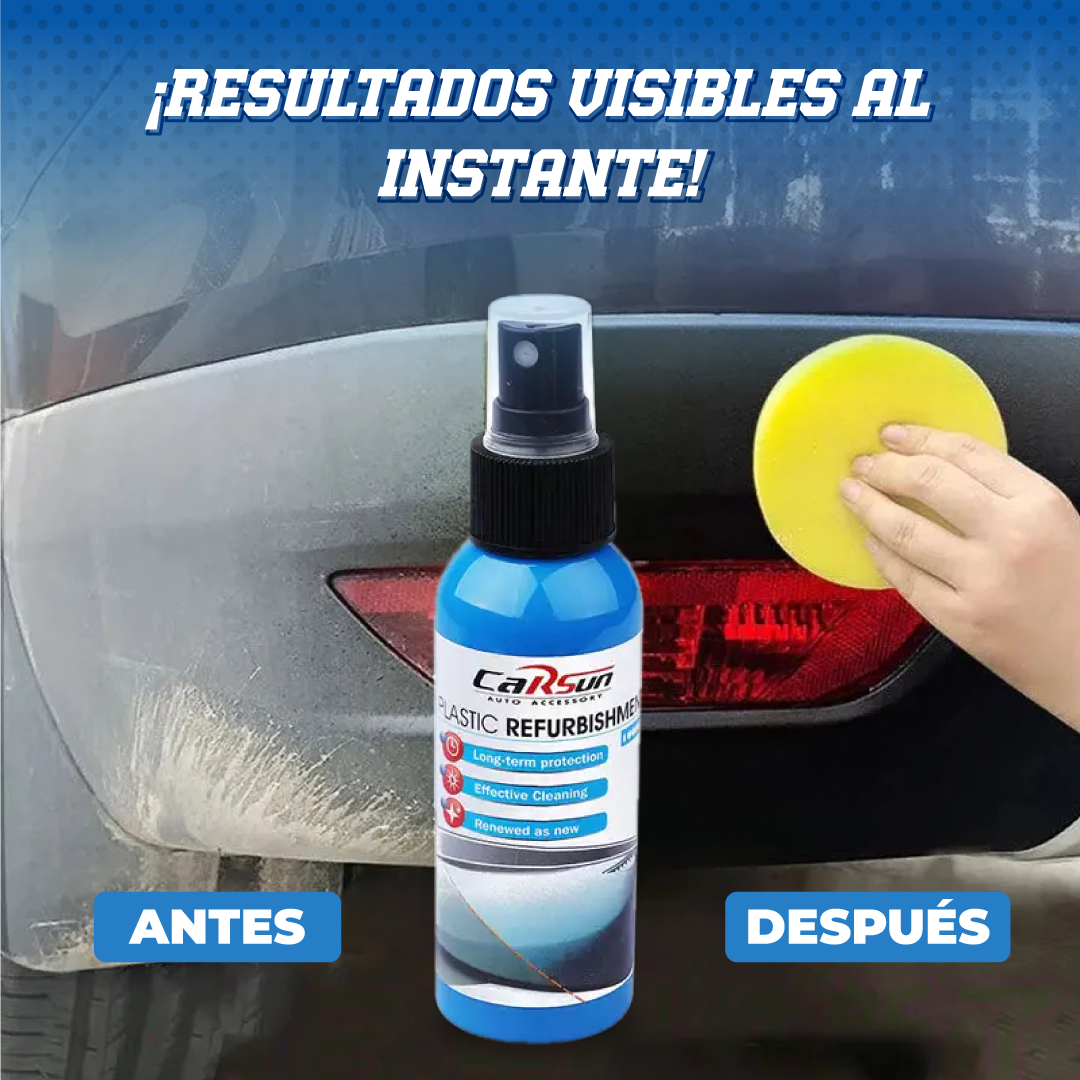 Spray Restaurador De plásticos de auto - CarSun™ + PAÑO DE MICROFIBRA GRATIS 🎁